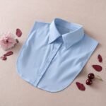 1Pc Removable Striped Collar Shirt Vest, Pointed Collar, Anti-Exposure, Versatile Decorative, Casual Spring/Summer/Autumn/Winter, Women'S Fashion, Polyester Fabric, Machine Washable, Knitted, Chest Pads Accessories - Image 6