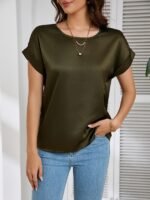 Elegantly Styled Versatile Short-Sleeved T-Shirt With A Simple And Fashionable Design - Image 3