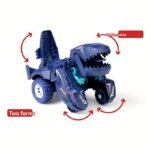 2-In-1 Automatic Transforming Dinosaur Car Toy - Robot Mode With Moving Wheels, Interactive Toy For 3-5 Years Boys & Girls, Dino Lover Gift For Birthday/Christmas, Compatible With Major Toys - Image 12