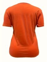 Facial Graphic Sports T-Shirt, Round Neck Short Sleeves Workout Top, Women'S Activewear - Image 8