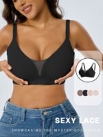 Seamless Jelly Women'S Sports Bra - Wireless, Comfortable Support With Removable Pads, Adjustable Straps, Mesh Design For Yoga, Pilates, Running & Casual Attire - Image 9