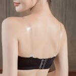 10Pcs Invisible Adjustable Tpu Bra Straps With Metal Clasps, Solid Color Non-Textile Bra Accessories For Women - Image 4
