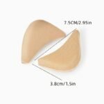 1 Pair Ultra-Soft Forefoot Cushion Pads For High Heels - Anti-Pain, Knit Polyester Fiber, Toe Protection Adjustment Insoles With Code And Toe Design, Foot Pads - Image 2