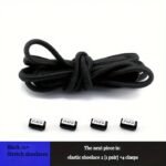 1 Pair Spandex Elastic Semicircle Shoelaces, No-Tie Quick Laces For Sneakers And Shoes - Image 12