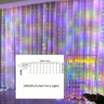 Led Fairy Curtain Lights, Fairy Curtain Lights For Bedroom, Cold White Usb Plug-In 8 Modes Chandelier String Lights With Remote Control, Suitable For Christmas, Bedroom, Indoor, Wedding, Party, Etc. Decoration, Suitable For All Seasons - Image 15