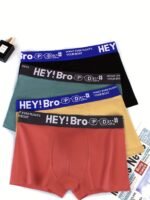 A Pair Of Stylish Men'S Boxer Shorts In Random Colors, Available In Large Sizes. - Image 3