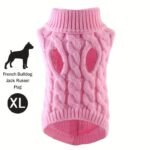 1Pc Cozy Knit Cat & Dog Sweater - Soft Acrylic Pullover For Small To Medium Pets, Winter & Fall Warmth, 7 Color Options, Machine Washable - Image 38