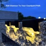 4/12Pcs Solar Stair Lights Outdoor Wall Lights, Outdoor Automatic Sensor Switch For Steps, Decks, Paths, Yards, Fences, Railings, Multiple Scenes Solar Deck Lights Solar Stair Lights - Image 8
