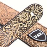 6.35 Cm Guitar Strap Genuine Faux Leather Adjustable Soft Embroidered Belt For Classical Bass Music Hobby Guitar Accessories (Random Pattern) - Image 8