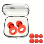 1 Pair Reusable Silicone Ear Plugs With Storage Case - Comfortable For Concerts, Sleep, Focus, And Travel - Image 21