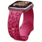 Leopard Engraved Band Compatible With Iwatch Band 38Mm 40Mm 41Mm 42Mm 44Mm 45Mm 49Mm, Waterproof Cheetah Sport Silicone Wristbands Replacement For Iwatch Series 8 7 6 5 4 3 2 Se - Image 30