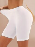 Women'S High-Waisted Seamless No-See-Through Underwear - Breathable Quick-Dry Anti-Rolling Comfort, Soft Stretch Fabric, Solid Color, Hand Wash Only, High Waisted Underwear - Image 3
