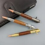 Wooden Ballpoint Pen With Bolt, Creative Stress Reducing Switch Pen, Tactical Pen, Solid Wood Metal High-End Pen, Interesting Writing Tool, Gift Holiday Gift, School Business Gift - Image 6