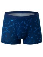 4Pcs Men'S Fashion Pattern Print Boxer Briefs, Crotch Mid-Waist Breathable Comfortable Boxer Trunks, Elastic Sports Shorts, Men'S Casual Underwear For Daily Wear - Image 4