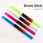 Glow-In-The-Dark Fluorescent Drumsticks 5A Snare Drum Sticks Jazz Glow Drumsticks Continuous Night Light Fluorescent Drumsticks - Image 11