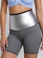 Women'S Plus Size High-Stretch Yoga & Fitness Shorts - Breathable, Semi-Sheer Activewear For Hiking & Outdoor Activities - Image 4