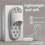 Women'S Eva Slippers, Lightweight, Soft, Non-Slip Sole, Solid Color, Quick-Drying, Comfortable, With Hand Washable For Home And Bathroom Use, All-Season Slip-On Slides - Image 3