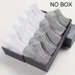 1/5/10/20/30 Pack Of Men'S Spring And Summer Short Socks, Low-Cut Solid Color Black, White, Gray, Moisture-Wicking, Breathable, Invisible Boat Socks, Sweat-Resistant - Image 13