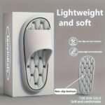Women'S Thick Sole Non-Slip Eva Slippers - Soft Cushioned Indoor/Outdoor Beach Sandals, All-Season Comfort With Ergonomic Design, Solid Color For Home & Casual Wear, Indoor Slippers | Simple Slipon Design | Durable Slippers, Ladies Slippers - Image 13