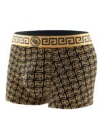 1Pc Men'S Flat Corner Underwear Black Golden Luxury Breathable High Elastic Underwear - Image 3