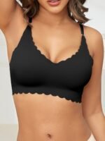 Plus Size, Seamless, No Underwire, Comfortable Fit, High Elasticity - Image 4