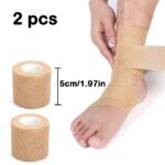 1Pc Sports Tape, 5Cm/1.97In, Non-Woven Material, Universal Fit, Foot Support, Multi-Color Options (White, Black, Blue) - Image 13