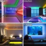 4.88-30.48Meter Led Strip Lights With Ir Remote, Cuttable & Flexible, Adjustable Color & Flash Speed, 6 Diy Modes, Easy To Install, For Bedroom, Ceiling, Party & Holiday Ambiance Lighting, Remote Controlled Led Lights | Multi-Color Led Strip | Usb Ligh - Image 12