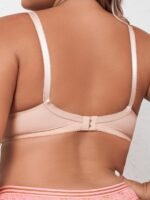 Women'S Plus Sexy Bra, Plus Size Bow Decor Contrast Lace Ultra-Thin Underwire Bra - Image 9