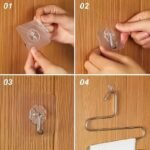 10/20/30-Piece Set Of Traceless Wall Hooks - Casual Style Plastic Utility Hooks Set For Keys, Hats, Towels - Easy To Install, No Need To Punch Holes, Self-Adhesive, Suitable For Bathroom, Bedroom, Office, Kitchen Storage Box - Image 10