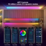 Rgb+Ic Led Strip Light With App Control, 3-Key Remote, Multi-Mode Dimming, Music Sync, Usb Powered, Non-Waterproof, Built-In Mic, For Pc, Tv, Bedroom, Dining, Living, Gaming, Bar, Party - Indoor Use, 99.97Cm-10.0Meter - Image 7