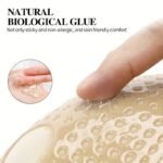 Invisible Stick-On Lift Bra, Strapless Strappy Push Up Self-Adhesive Bra, Women'S Lingerie Accessories Sticky Bra,Strapless Sticky Bra Open Back Bra Invisible Bra Silicone Nipple Cover Women'S Push Up Bra - Image 6