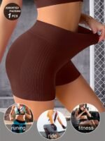 1Pc Seamless Underwear Boxer Pants Safety Pants Women'S Underwear Yoga Pants High Waist Underwear Tucked Belly And Lifted Hips And Sculpted Legs - Image 5