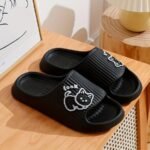 Unisex Cute Cartoon Decor Pillow Slides, Lightweight Soft Sole Home Bathroom Slides, Non-Slip Eva Summer Beach Shoes - Image 10