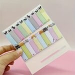 150 Sheets/Pack, Cute Cat-Themed Sticky Notes Set - Perfect For Bookmarking & Memos, Office Essentials - Image 4