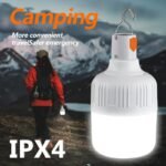 Lihangstar Usb Rechargeable Led Camping Light Bulb - High Brightness, 3 Lighting Modes (High/Low/Strobe), Portable Night Light With Hook & Usb Cable For Emergency, Adventure, Camping, Fishing, Camping Accessories, Lihangstar - Image 11