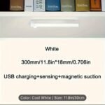 Usb Rechargeable Led Motion Sensor Night Light - 200Mah/400Mah, Wireless Auto-On For Under Cabinet, Kitchen, Wardrobe & More - Warm/White Options - Image 14