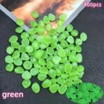 100Pcs/500Pcs Outdoor Glowing Miniature Pebbles, Garden Pots Mini Garden Accessories, Yard Decor, Yard Essentials, Wedding Party Decor, Festival Supplies, Garden Aquarium Glow Stones! (0.8*1Cm) - Made Of Resin - Image 19