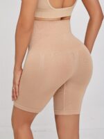 High-Waist Tummy Control Shapewear Shorts For Women - Seamless, Anti-Slip Safety Underwear With High Support, No-See-Through Design, And Smooth Texture For A Flattering Look, Everyday Underwear | Seamless Shapewear | Glossy Finish Shorts, High Waist Tummy Control Shapewear - Image 4