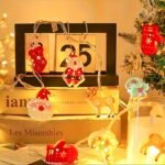 1Pc Festive Christmas Led String Lights, Santa Claus & Snowman Design, Battery-Powered Indoor Holiday Decor, No Batteries Included, Electronic Components, For Home, Party, Bedroom, Tree Decoration - Image 5