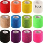 6 Rolls Of Elastic Self-Adhesive Bandages - Assorted Colors For Dogs & Humans, Non-Woven Material, Ideal For Fingers, Wrists, Waists, Knees, Toes, Pet Care Essentials|Versatile Bandages|Reusable Adhesive - Image 3