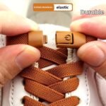 Two Pieces Of Laces And Two Buckles, Measuring 100.0 Cm, Suitable For Everyone, Featuring Adjustable Elastic Shoelaces That Are Portable And Provide Greater Comfort, Designed As No-Tie Shoelace Buckles For Both Men And Women, Including Elastic Loafer Buckles And Metal Locking Buckle Head Accessories. - Image 9