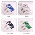 1 Pair Vibrant Elastic No-Tie Shoelaces For Sneakers - Quick & Easy Slip-On Design, Durable Acetate Fiber, Assorted Colors - Image 18