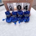 4Pcs/Set Dog Paw Protector, Thickened Warm Dog Boots, Anti-Skid Dogshoes Snow Boots With Elastic Buckle - Image 6