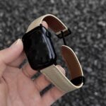 1Pc Suitable For Apple Watch Strap Litchi Pattern Magnetic Strap Se S123456789 Watchband