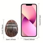 8 Keys Mini Kalimba High Quality Exquisite Finger Thumb Piano Marimba Music Good Accessory Pendant Gift, Christmas And Halloween Gift, Thanksgiving Gift - Image 4
