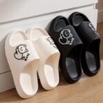 Unisex Cute Cartoon Decor Pillow Slides, Lightweight Soft Sole Home Bathroom Slides, Non-Slip Eva Summer Beach Shoes - Image 4
