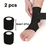 1Pc Sports Tape, 5Cm/1.97In, Non-Woven Material, Universal Fit, Foot Support, Multi-Color Options (White, Black, Blue) - Image 15