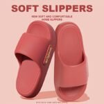 Women'S Summer Slippers - Solid Color Elegant, Comfortable For All Seasons, Round Toe|Simple|Non-Slip|Quick-Drying|Platform Soles|Comfortable, Eva Durable Insoles And Soles, Casual Daily Wear, Suitable For Beach Holiday Trips, Unisex Beach Sandals