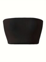 Women'S Seamless Strapless Bandeau Bra - Comfortable, Breathable Nylon Blend, No-Pad, Shoulder-Baring Design For Casual Attire - Image 7