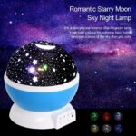 3D Rotating Star And Moon Projector Night Light, Usb-Powered Starlight Lamp With 12 Color Modes For Decoration - Novelty Bedroom Party Accessory & Portable Outdoor Projection Suitable For Festivals, Lamps For Bedroom, Festival Lighting, Home Ambiance, Celestial Decor, Polished Finish, Durable Construction, Festival Goers, Home Decorators